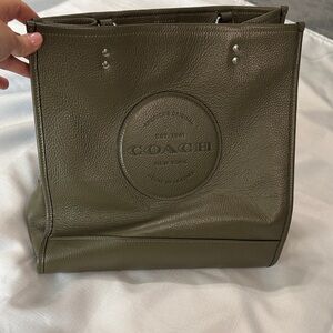 Coach Sage Green Leather Handbag